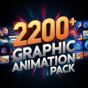 Mega Motion Magic: 2000+ Graphic Animation Pack